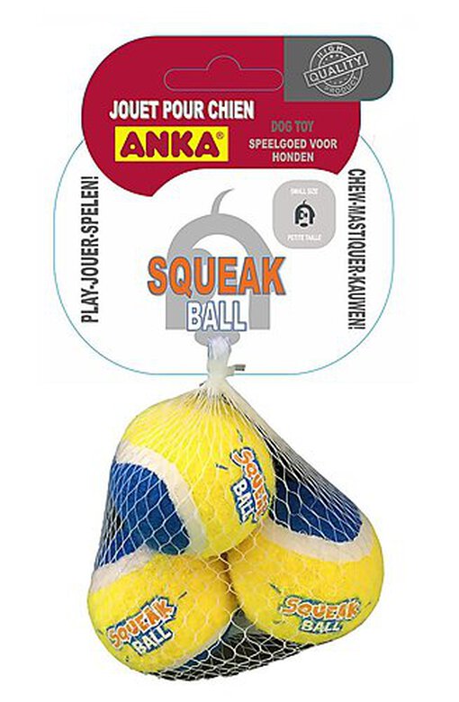 Anka - Jouet Balle Squeak Ball S pour Chiens - x3 image number null