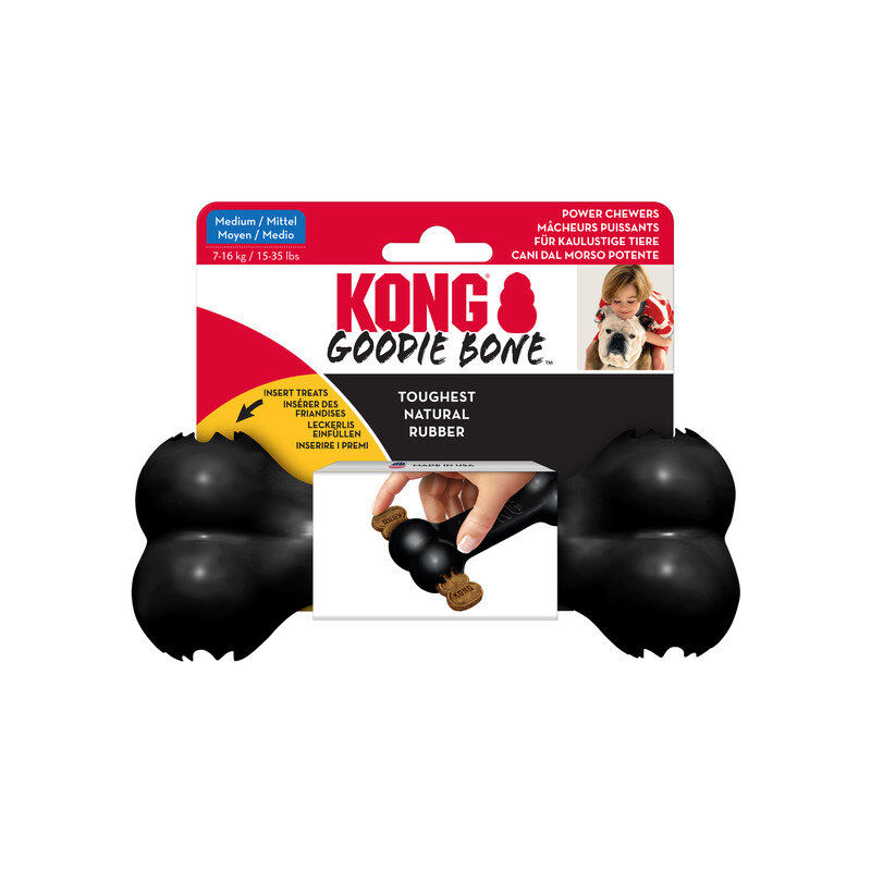 KONG - Jouet Goodie Bone pour Chien - M Image num&eacute;ro 3