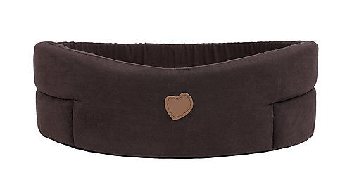 Animalis - Corbeille Tissus Su&eacute;dine Marron et Beige pour Chien - T2 Image num&eacute;ro 2