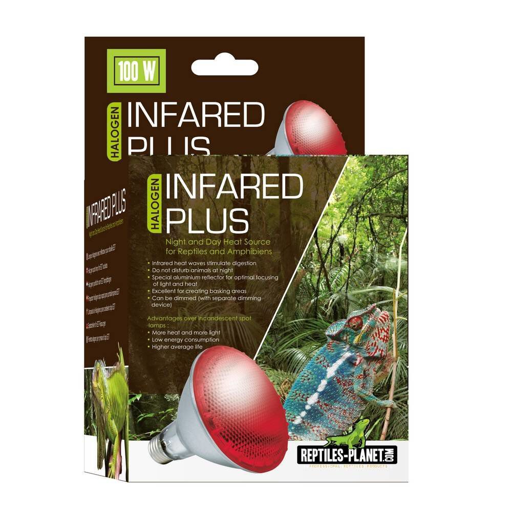 Reptiles Planet - Ampoule Chauffante Infrarouge Infrared Plus Halogen - 100W Image num&eacute;ro 1