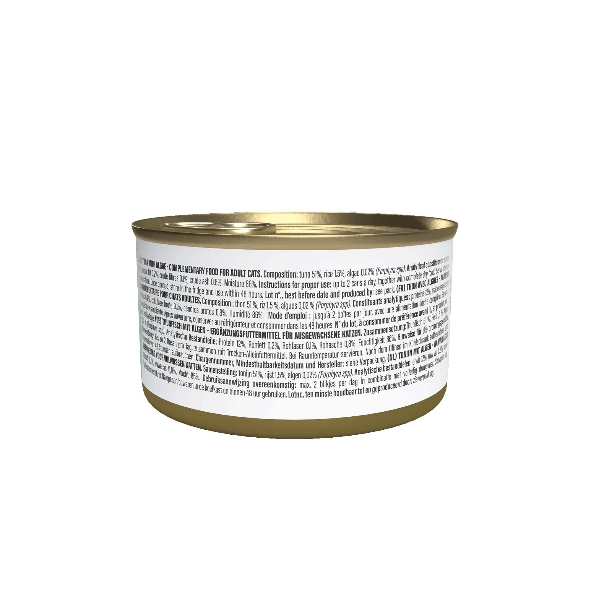 Schesir - P&acirc;t&eacute;e en Gel&eacute;e au Thon et Algues pour Chats - 70g Image num&eacute;ro 2