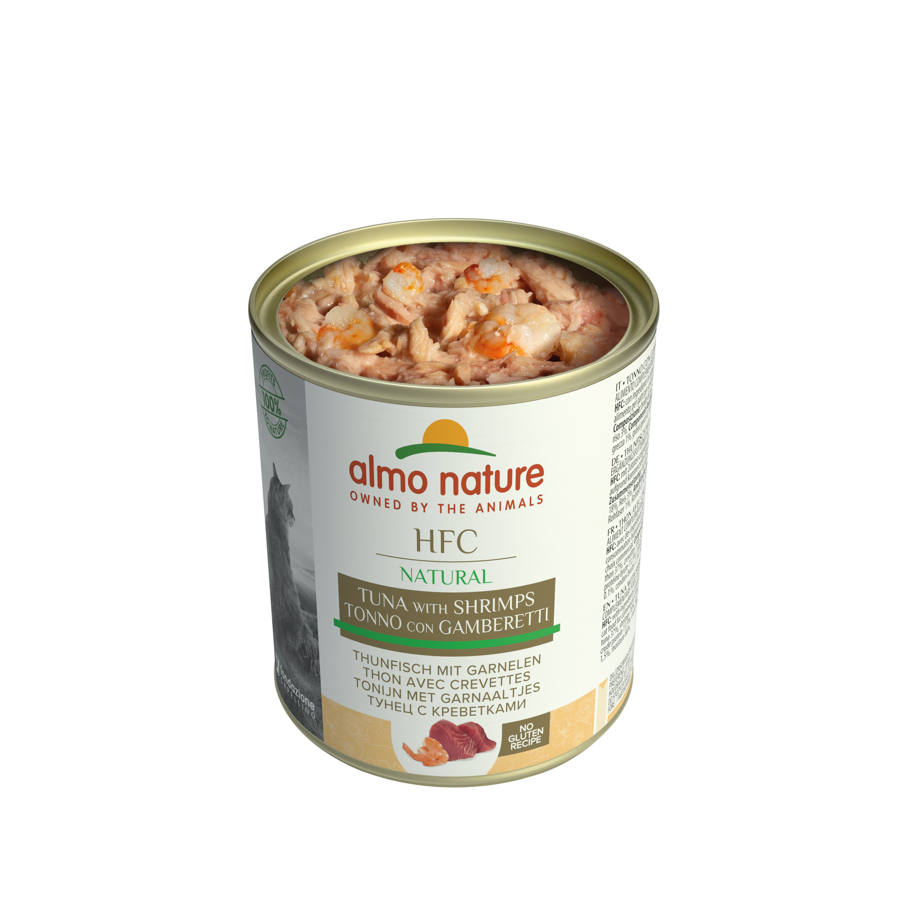 Almo Nature - P&acirc;t&eacute;e Hfc Natural Thon Crevettes - 280g Image num&eacute;ro 2