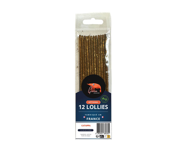 Gioiashrimp - Bâtonnet Lollies Catappa Bio pour Crevette - x12