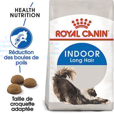 Royal Canin - Croquettes INDOOR LONG HAIR pour Chat d'Intérieur