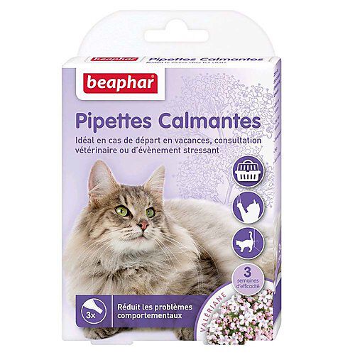 Beaphar - Pipettes Calmantes Anti-stress pour Chat - x3 Image num&eacute;ro 1