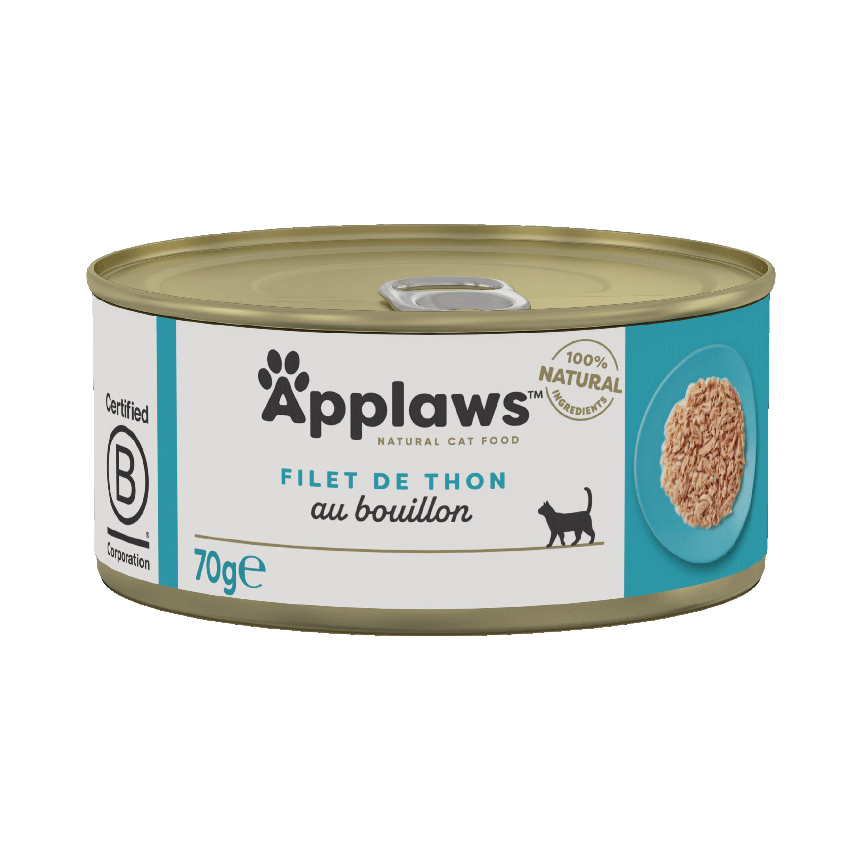 Applaws - P&acirc;t&eacute;e en Bo&icirc;te Filet de Thon pour Chat - 70g Image num&eacute;ro 1