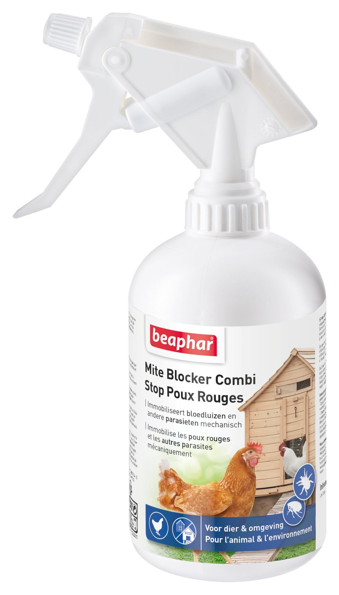 Beaphar - Spray Stop Poux Rouges pour Environnement et Animaux - 500ml Image num&eacute;ro 1