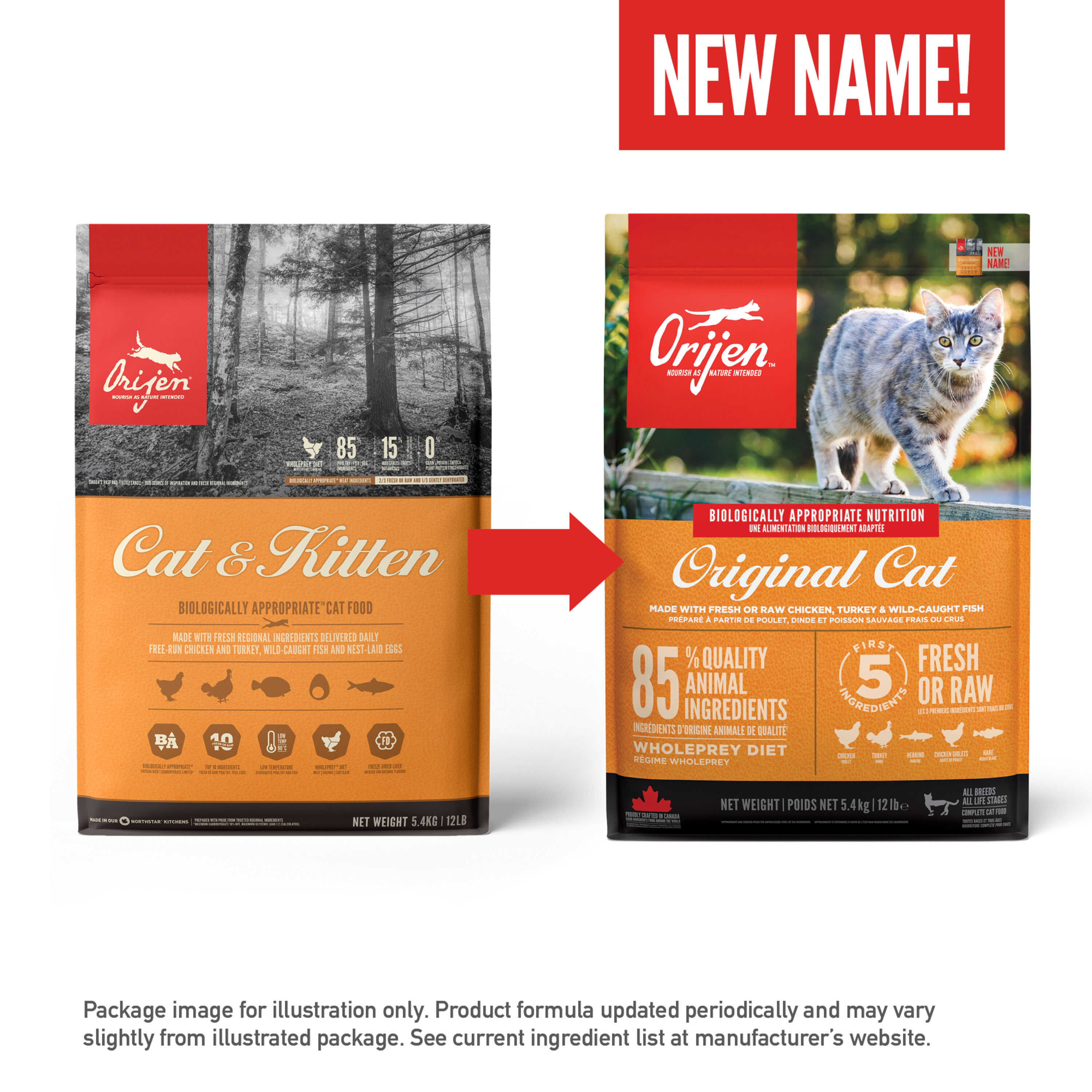 Orijen - Croquettes Cat & Kitten pour Chat - 5,4Kg Image num&eacute;ro 3