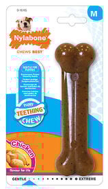 Nylabone - Jouet Os à Mâcher Puppy Chews au Poulet pour Chiots - M