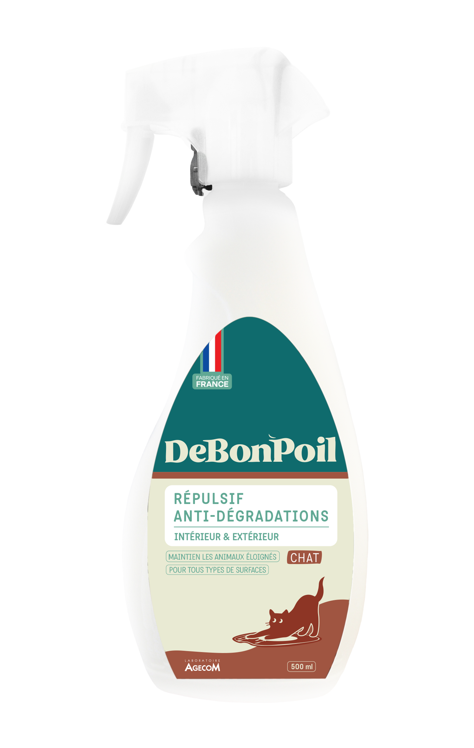 DeBonPoil - R&eacute;pulsif Anti-D&eacute;gradations en Spray pour Chat - 500ml Image num&eacute;ro 1
