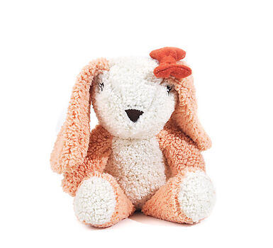 Animalis - Jouet Lapin Calin Laine Recyclée pour Chiens - 21cm