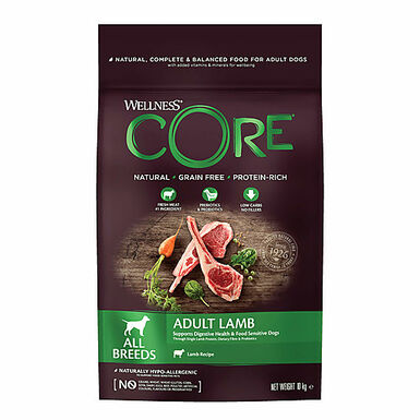 Wellness CORE - Croquettes à l'Agneau pour Chien de Toutes Races - 10Kg