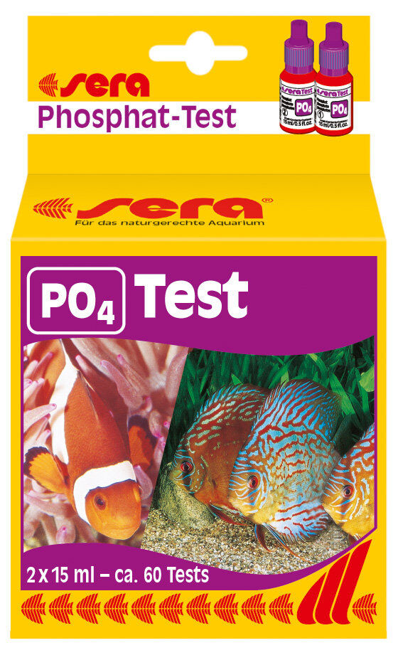 Sera - Test de Phosphates PO4 Test pour Aquarium - 2x15ml Image num&eacute;ro 1