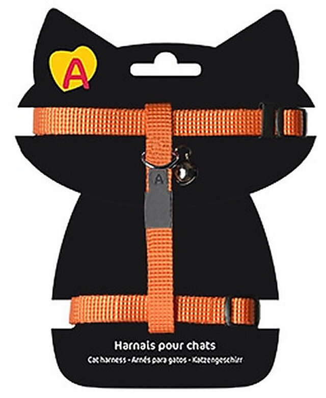 Animalis - Harnais Basic pour Chat - Orange image number null