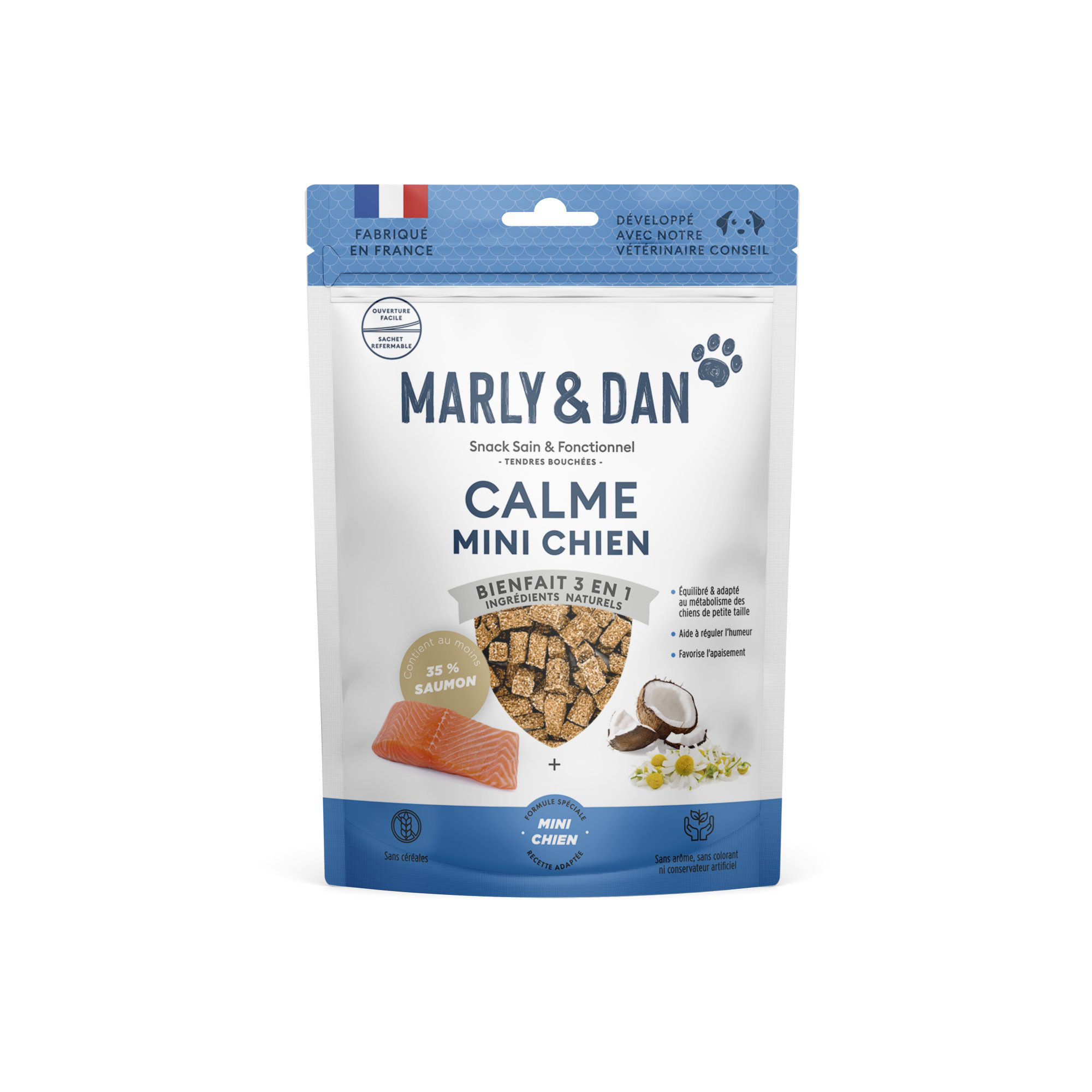 Marly & Dan - Bouch&eacute;es Calme Mini Chien - 50g Image num&eacute;ro 1