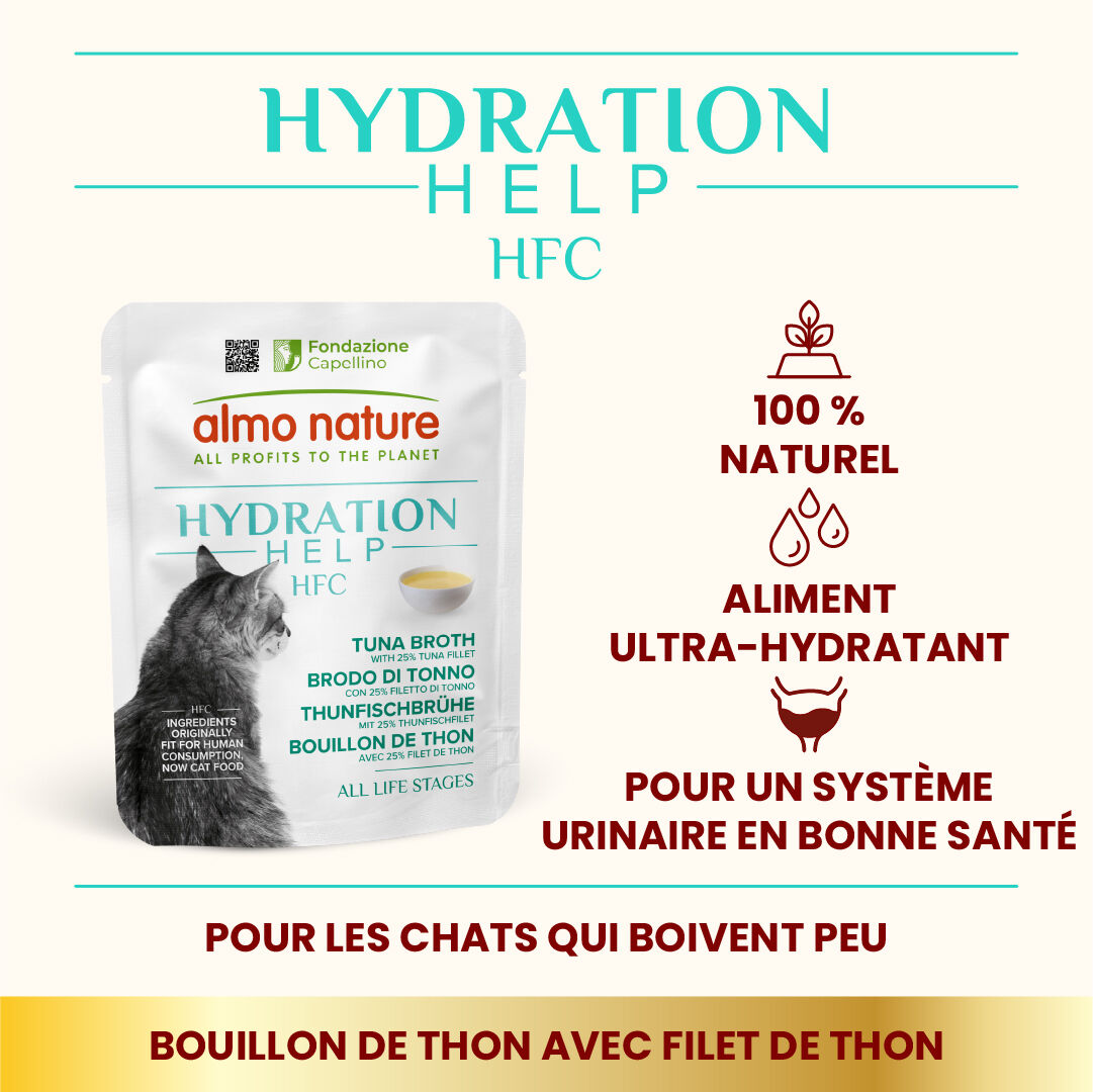 Almo Nature - Pochon HFC Hydratation Help Bouillon de Thon pour Chats - 50g Image num&eacute;ro 2