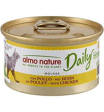 Almo Nature - Boîte Daily Menu en Mousse au Poulet pour Chat - 85g