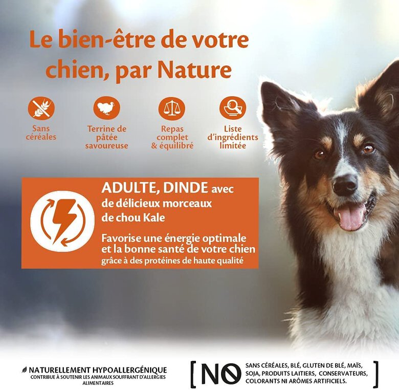 Wellness CORE - Repas Complet 95% de Dinde pour Chien - 400g Image numéro 3 Wellness CORE - Repas Complet 95% de Dinde pour Chien - 400g Image numéro 3