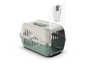 Animalis - Caisse de Transport Panzer Vert pour Chat - 50cm
