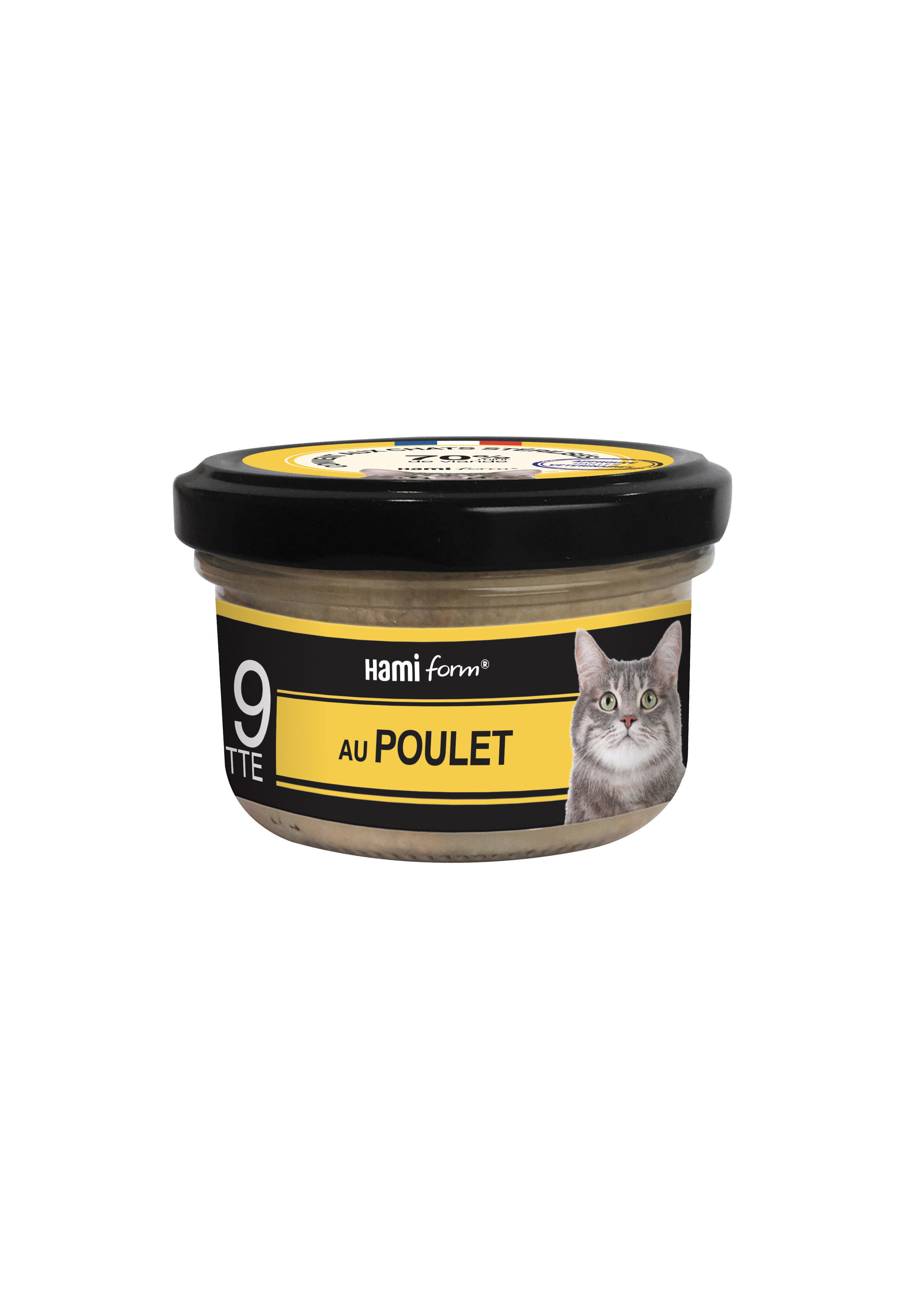 Hamiform - Les Cuisin&eacute;s N&deg;19 au Poulet pour Chats - 80g Image num&eacute;ro 1