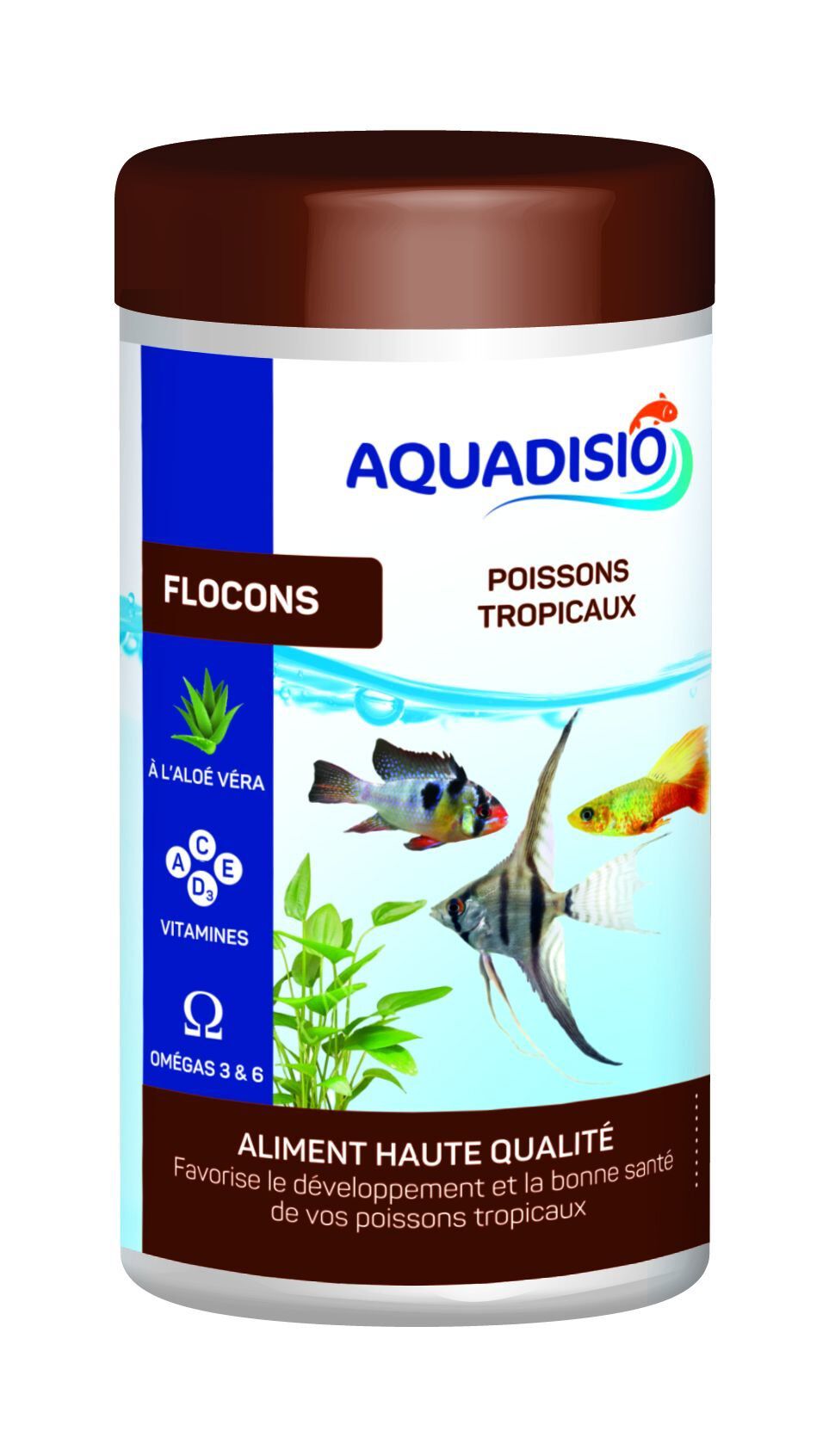 Aquadisio - Aliments en Flocons pour Poissons Tropicaux - 100ml Image num&eacute;ro 1
