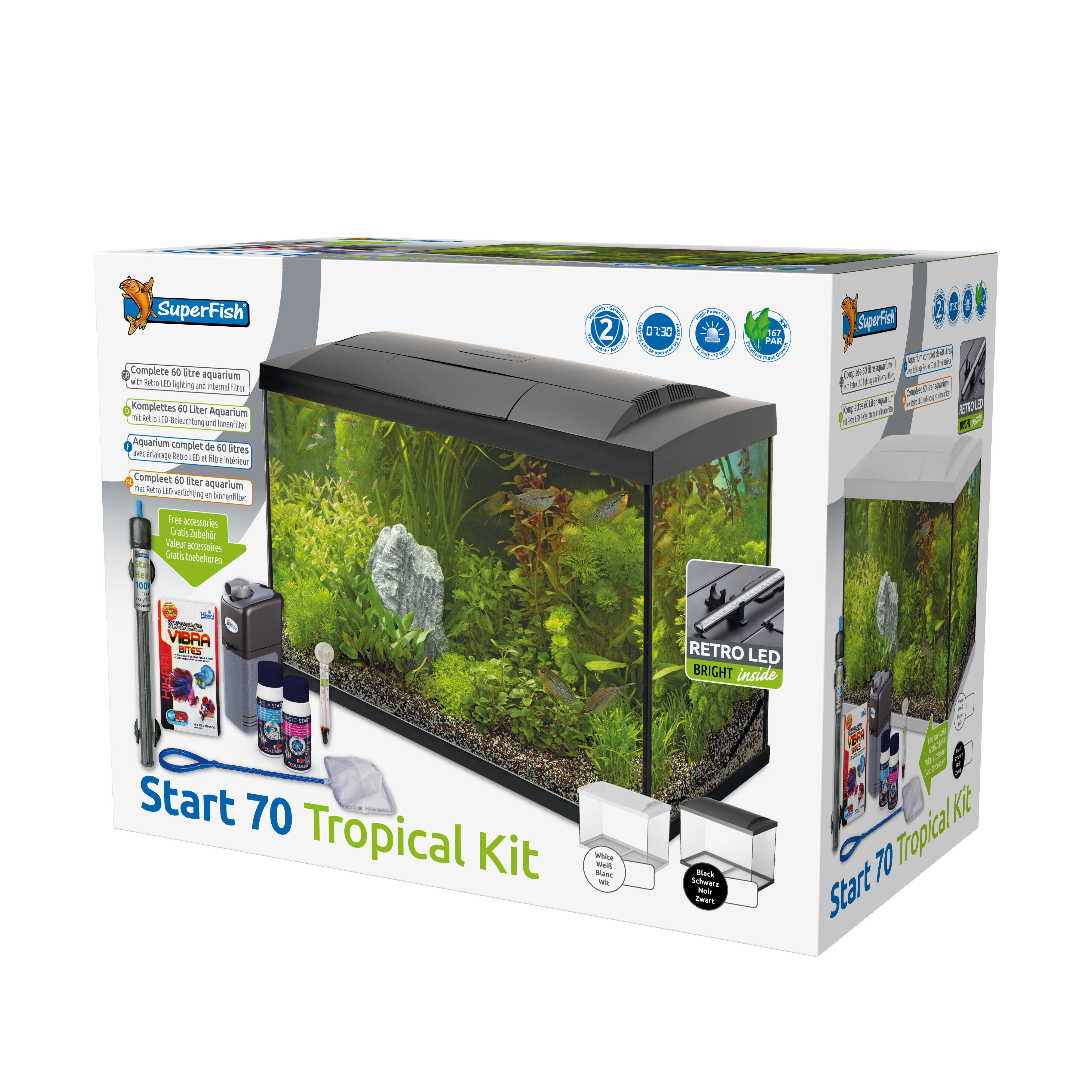 Superfish - Aquarium Start 70 Tropical Kit - Noir Image num&eacute;ro 3