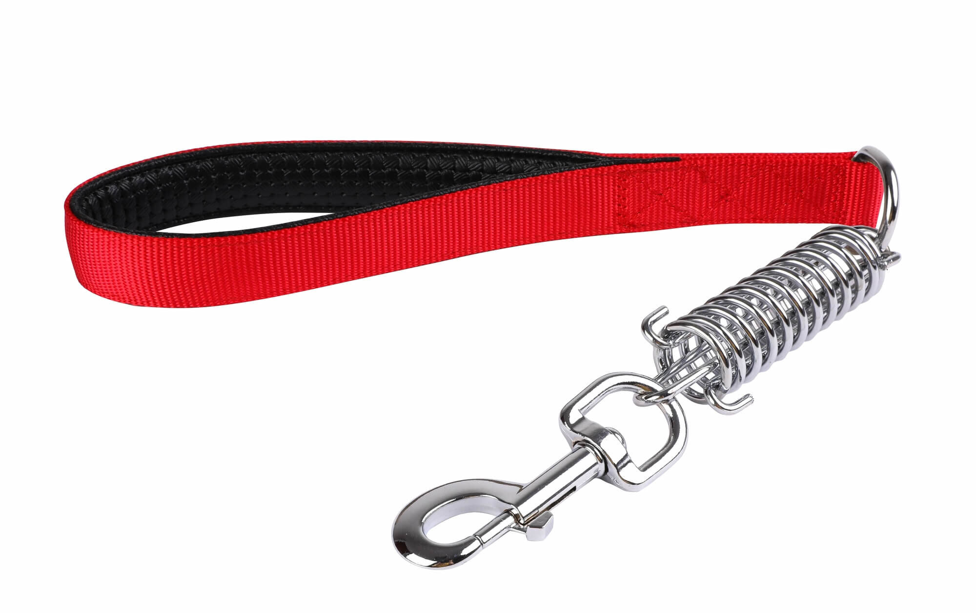 Animalis - Laisse Amortisseur Confort de 25mm et 50cm pour Chien - Rouge Image num&eacute;ro 2