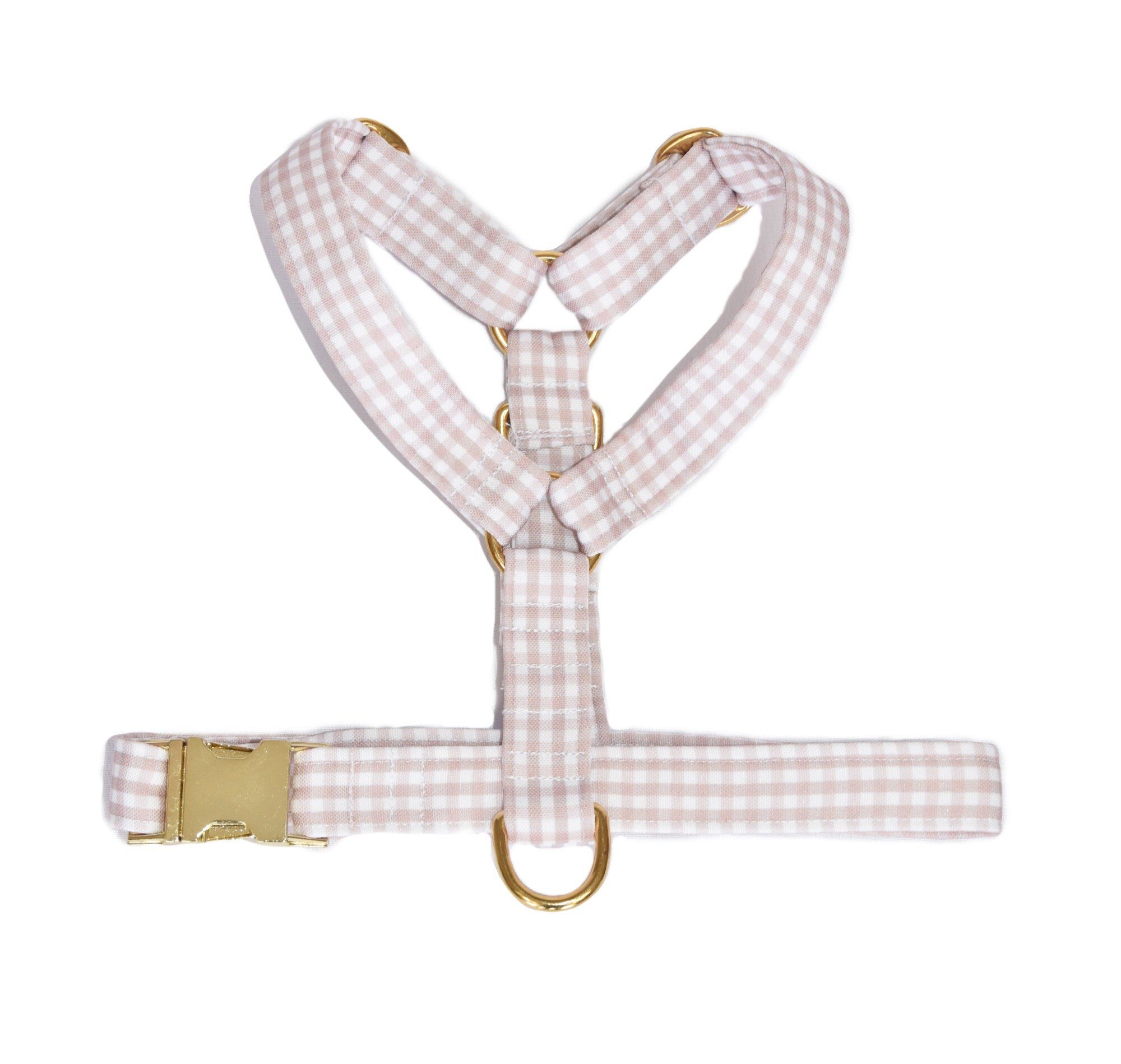 Pompon&Pets - Harnais Vichy pour Chiens - S Image num&eacute;ro 1