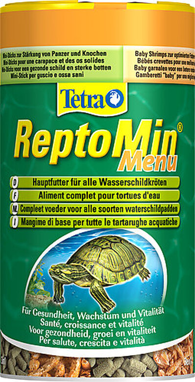 Tetra - Aliment Complet ReptoMin Menu pour Tortues d'Eau - 250ml Image numéro 1 Tetra - Aliment Complet ReptoMin Menu pour Tortues d'Eau - 250ml Image numéro 1