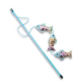 Croci - Baguette Lumifish pour Chats - 48cm