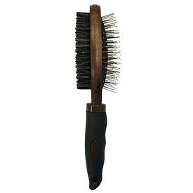 Croci - Brosse Double BARBBERSHOP pour Chien et Chat - 25x6,7x6cm