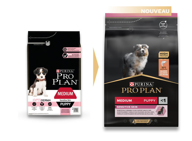 Pro Plan - Croquettes OPTIDERMA Medium Sensitive Skin Saumon pour Chiot - 3Kg Image numéro 6 Pro Plan - Croquettes OPTIDERMA Medium Sensitive Skin Saumon pour Chiot - 3Kg Image numéro 6