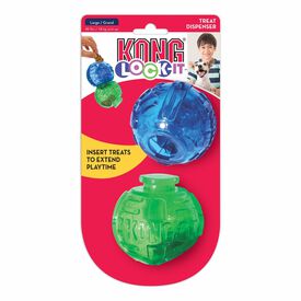 KONG - Jouet Distributeur de Friandises Modulable Lock-It pour Chien