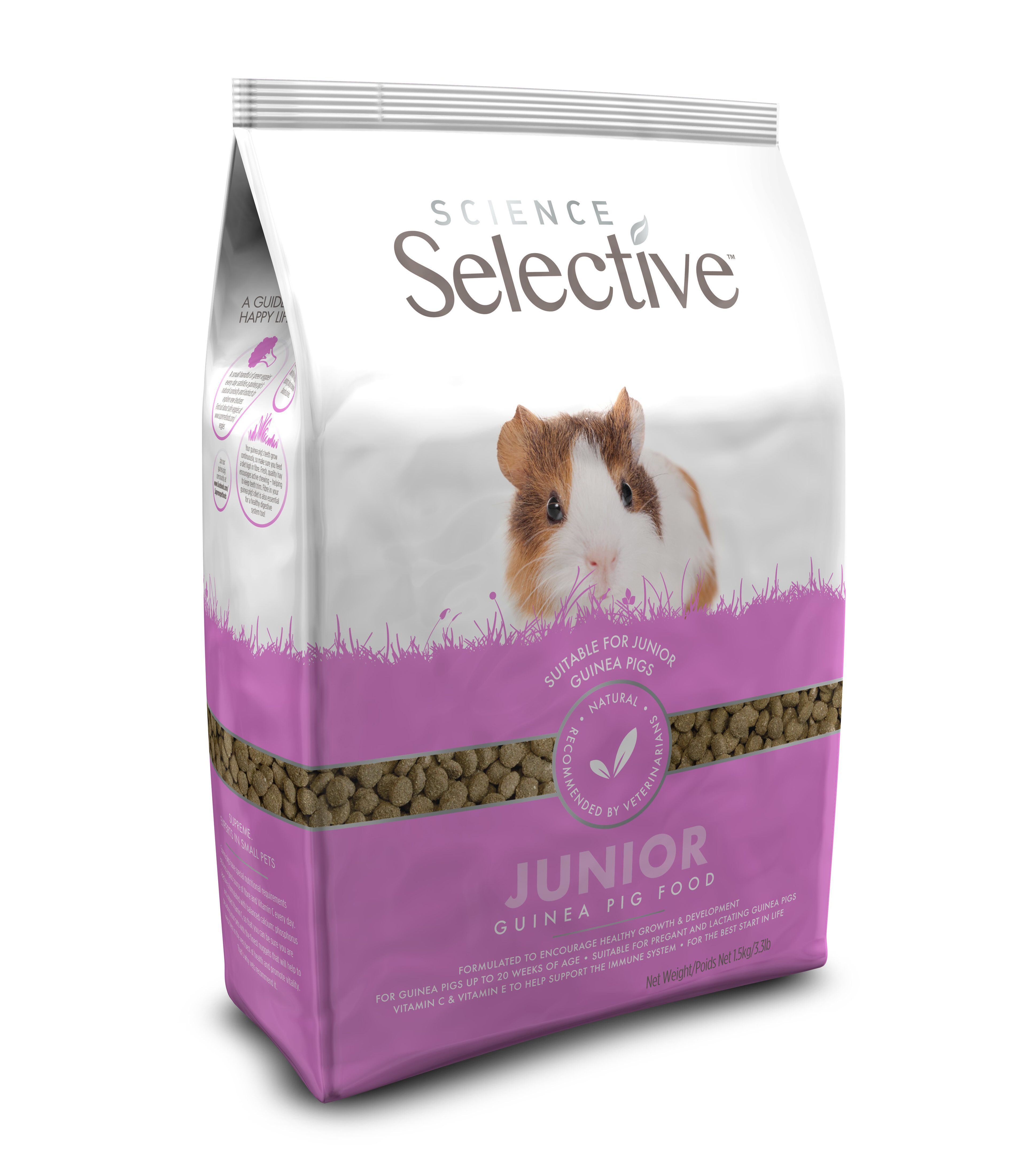 Supreme Science - Aliment Selective Junior pour Cochon d'Inde - 1,5Kg Image num&eacute;ro 2