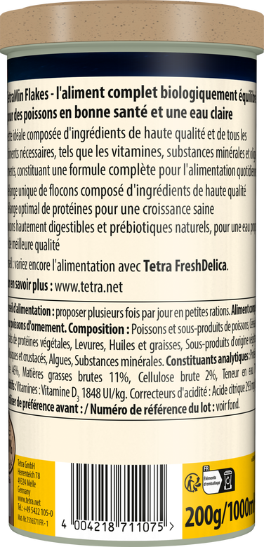 Tetra - Aliment Complet TetraMin en Flocons pour Poissons Tropicaux - 1L Image numéro 4 Tetra - Aliment Complet TetraMin en Flocons pour Poissons Tropicaux - 1L Image numéro 4