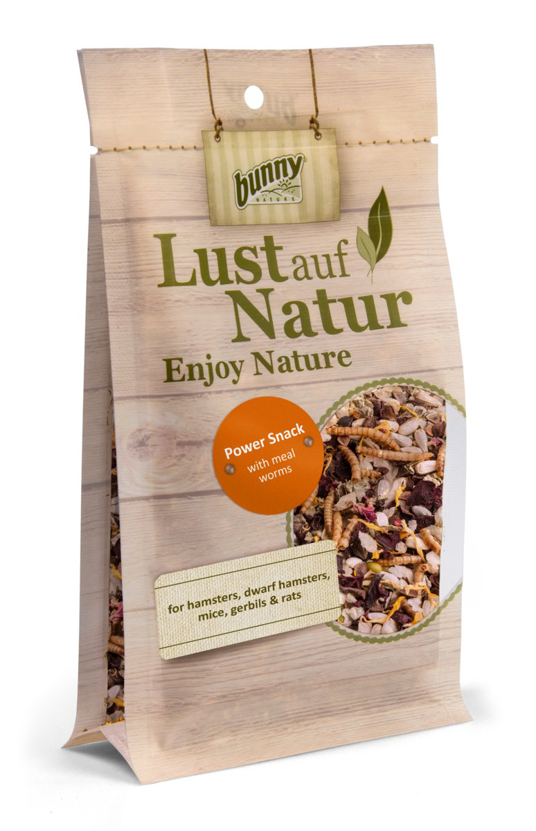 BunnyNature - Snack Enjoy Nature Snack &eacute;nerg&eacute;tique aux vers de farine - 80 g Image num&eacute;ro 1