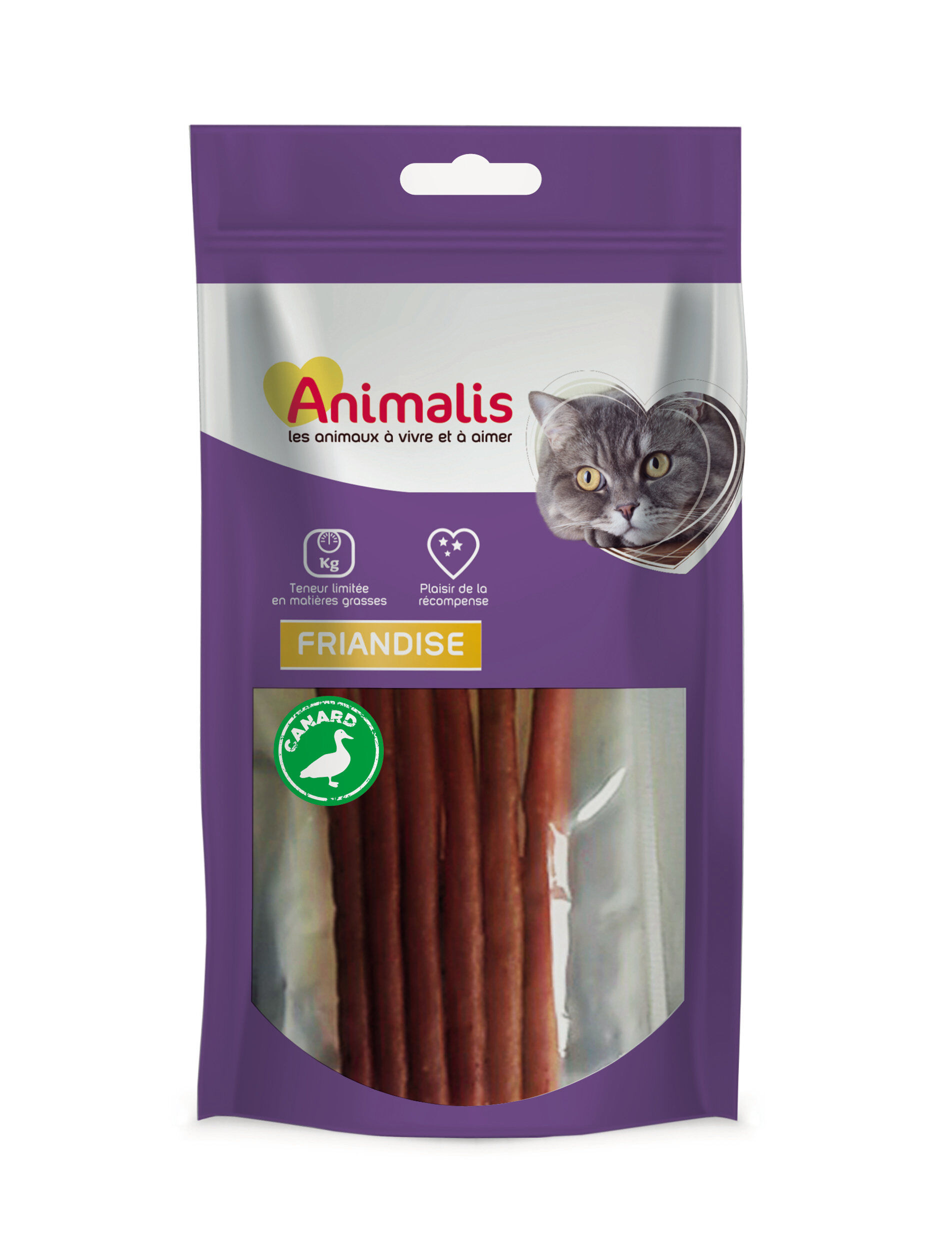Animalis - Friandises Stick au Canard pour Chat - 25g Image num&eacute;ro 1