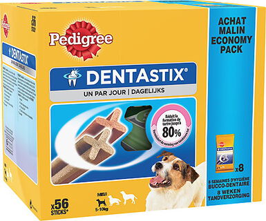 Pedigree - Friandises Dentastix de 56 Sticks pour Chien de Petite Taille - 880g