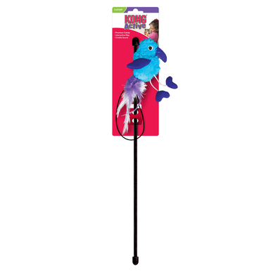 KONG - Jouet Canne à Pêche Teaser Feather pour Chats