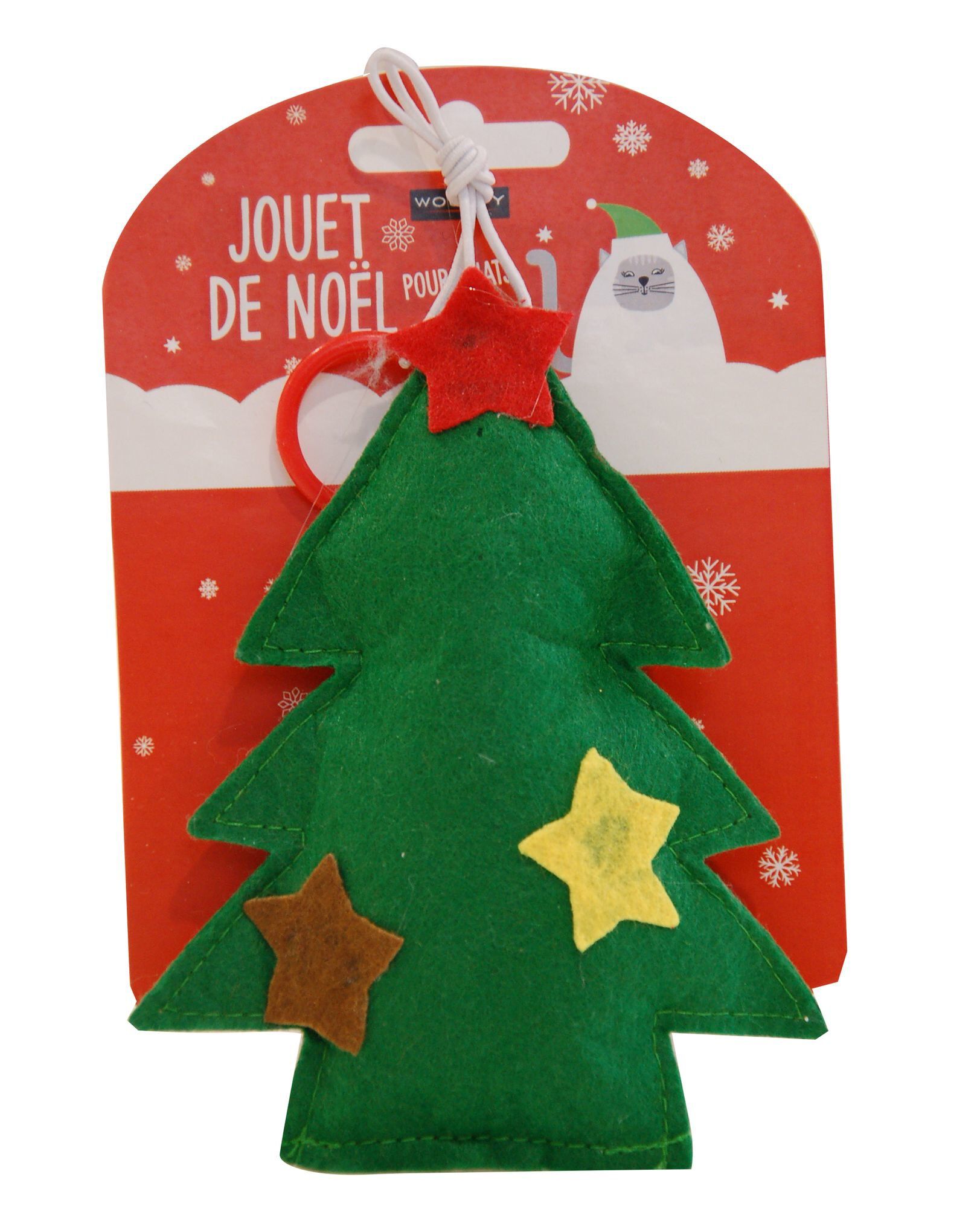 Wouapy - Jouet Sapin de Noel Feutrine pour Chat Image num&eacute;ro 1