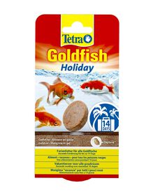 Tetra - Aliment Goldfish Holiday en Bloc de 14J pour Poissons Rouges