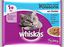 Whiskas - Sachets Fra&icirc;cheur en Gel&eacute;e 1+ S&eacute;lection aux Poissons pour Chat - 4x100g Indicateur image num&eacute;ro 1