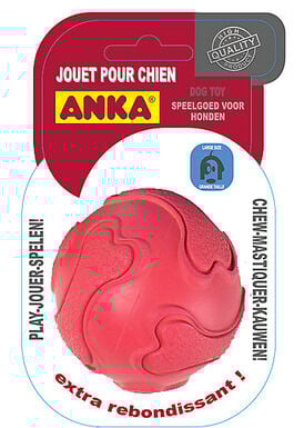 Anka - Balle Caoutchouc Dure Extrabounce pour Chiens - 9cm