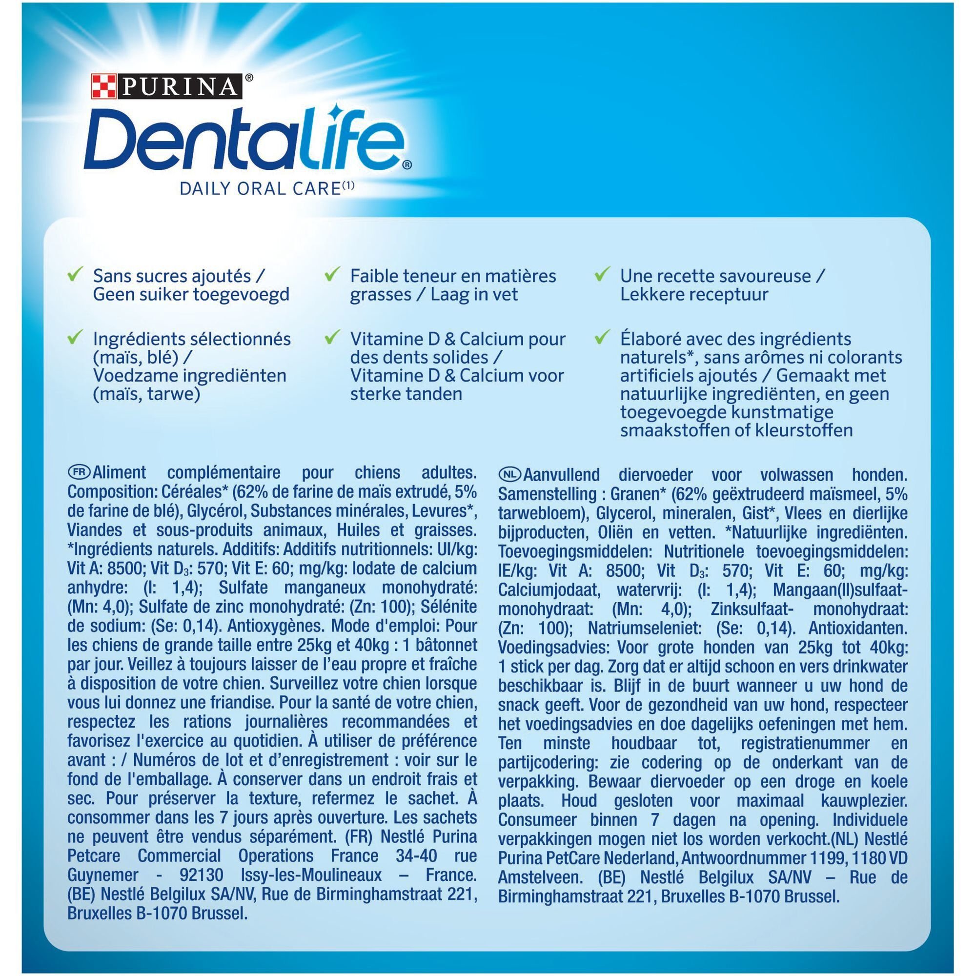 Dentalife - MultiPack B&acirc;tonnets &agrave; M&acirc;cher pour Chien de grande taille - 1272g Image num&eacute;ro 4