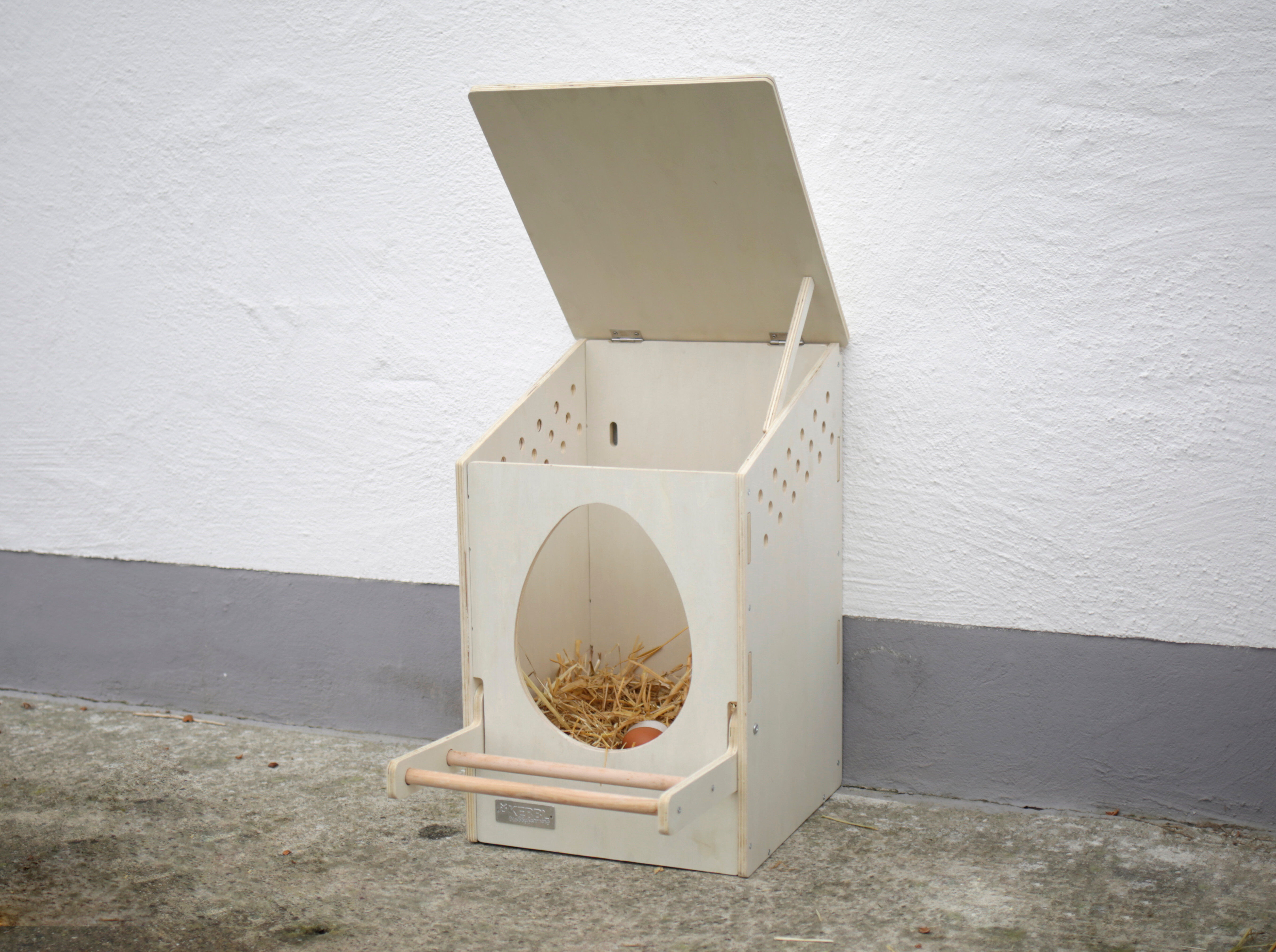 Kerbl - Pondoir en Bois pour Poules Pondeuses - 51x34x53cm Image num&eacute;ro 2