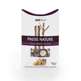 Hamiform - Pause Nature Assortiment de Bois pour Rongeur - 150g