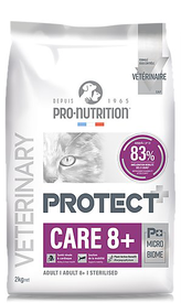 Pro-Nutrition - Croquettes Protect Care 8+ pour Chats - 2Kg