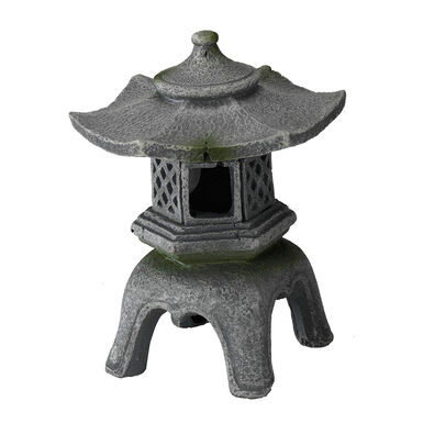 Aquadella - Décoration BALINAISE LANTERN 3 pour Aquarium - 8x7,5x10,5cm