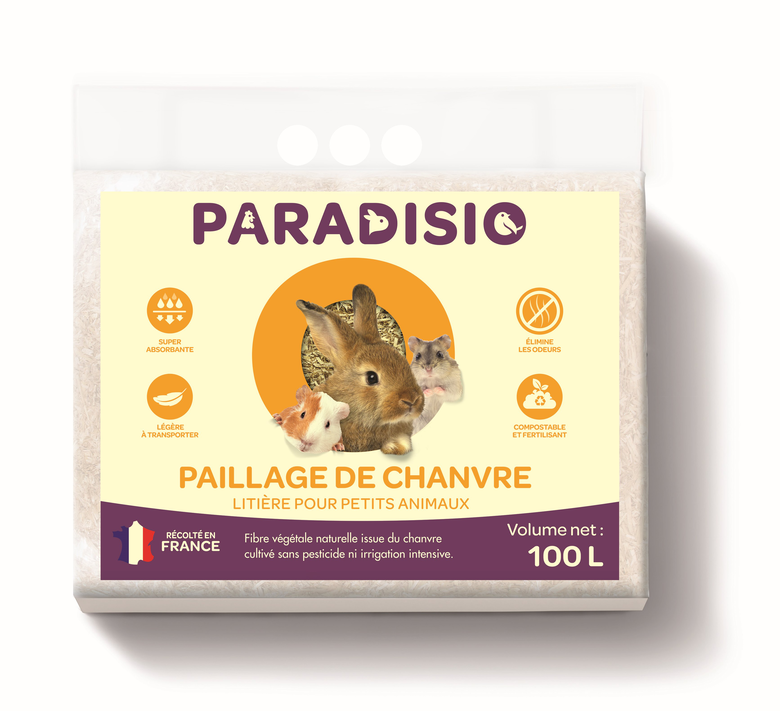 Hamiform - PAILLAGE DE CHANVRE POUR RONGEURS - 8Kg/100L Image numéro 1 Hamiform - PAILLAGE DE CHANVRE POUR RONGEURS - 8Kg/100L Image numéro 1