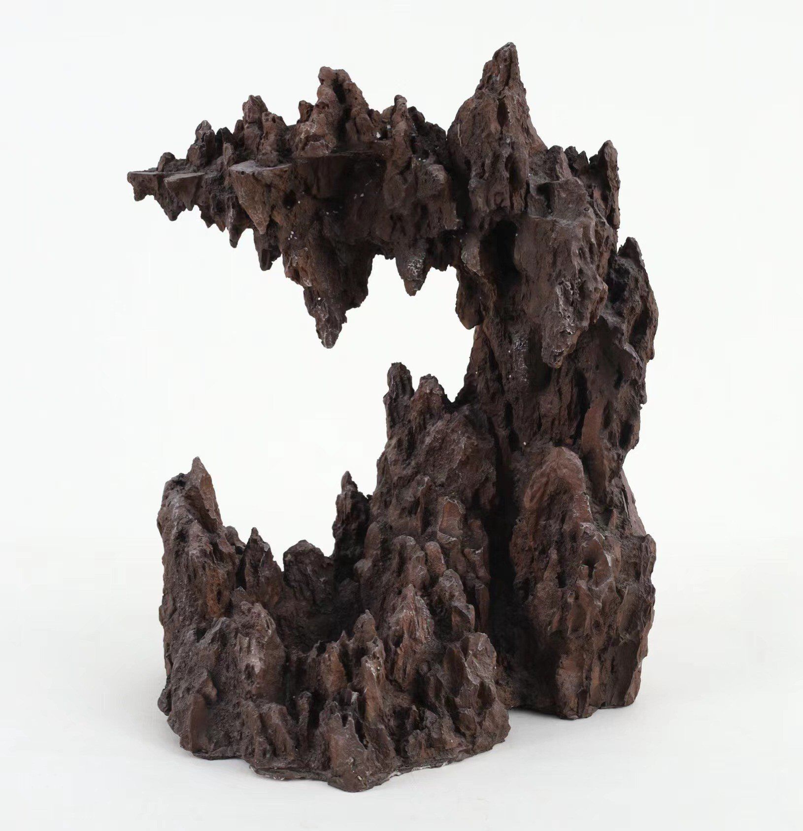 Labeo - D&eacute;cor Fontaine &agrave; Sable Gris pour Aquarim - M Image num&eacute;ro 1